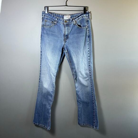 Levi Strauss Women Stretch Low Rise Bootcut Jeans 12 Long - Picture 1 of 8